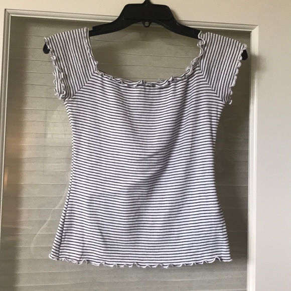 Hollister Tops - Hollister Striped Shirt Size Large